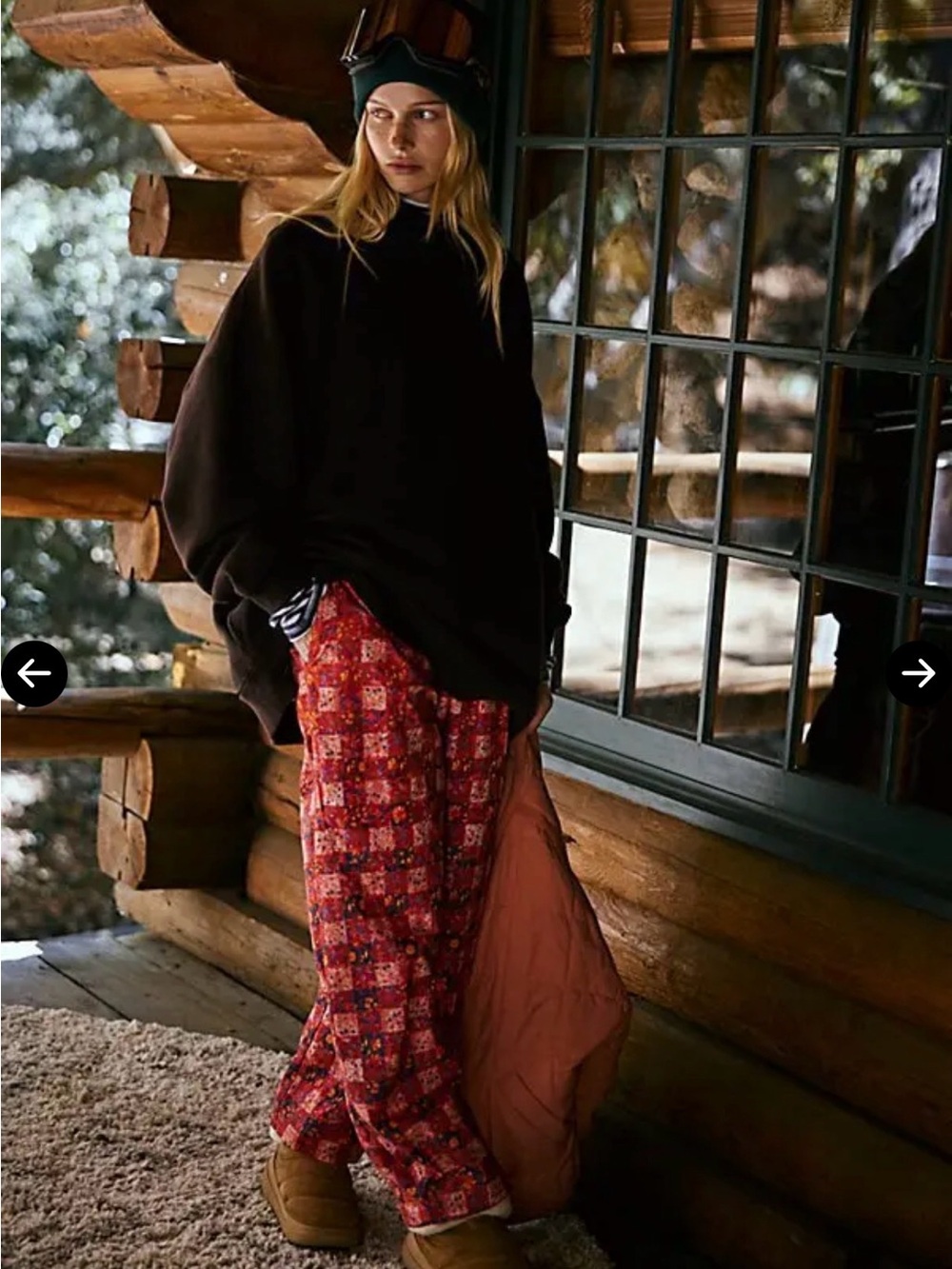 FP Movement by Free People Game Day Printed Patchwork Pants